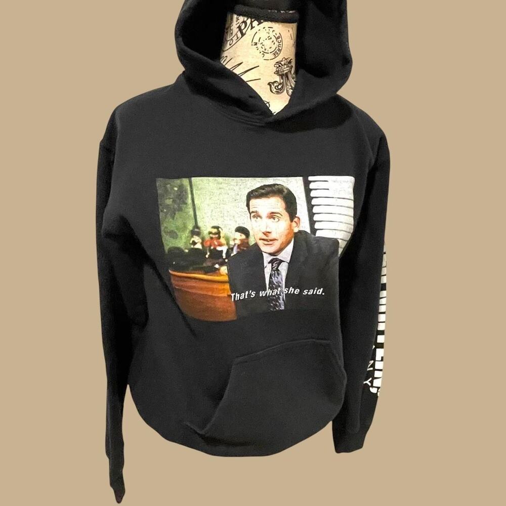 "That’s What She Said" The Office black hoodie size small